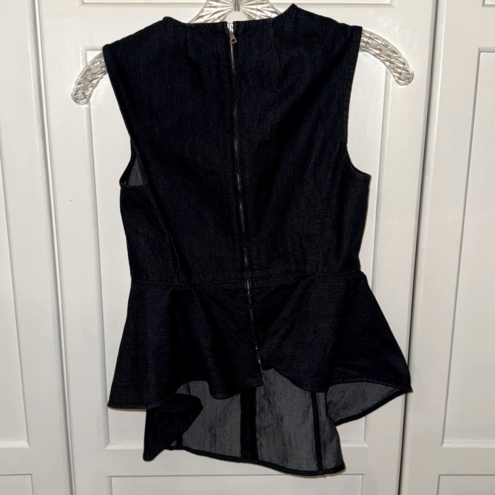 Theory Kalsing D Peplum Top Sz P (00-0) - Picture 6 of 8